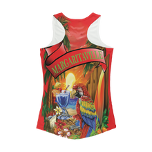 Margaritaville Red Parrot Women Performance Tank Top