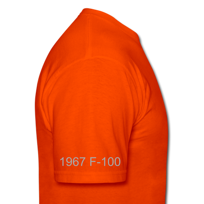 1967 Ford F-100 Men's T-Shirt - orange