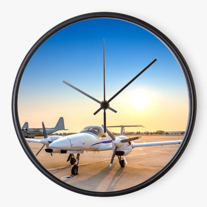 Runway Plane 10 inch wall clock