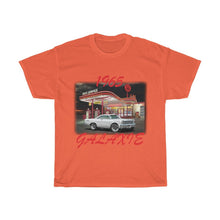 1965 Galaxie Muscle Car Art Route 66 Unisex Heavy Cotton Tee