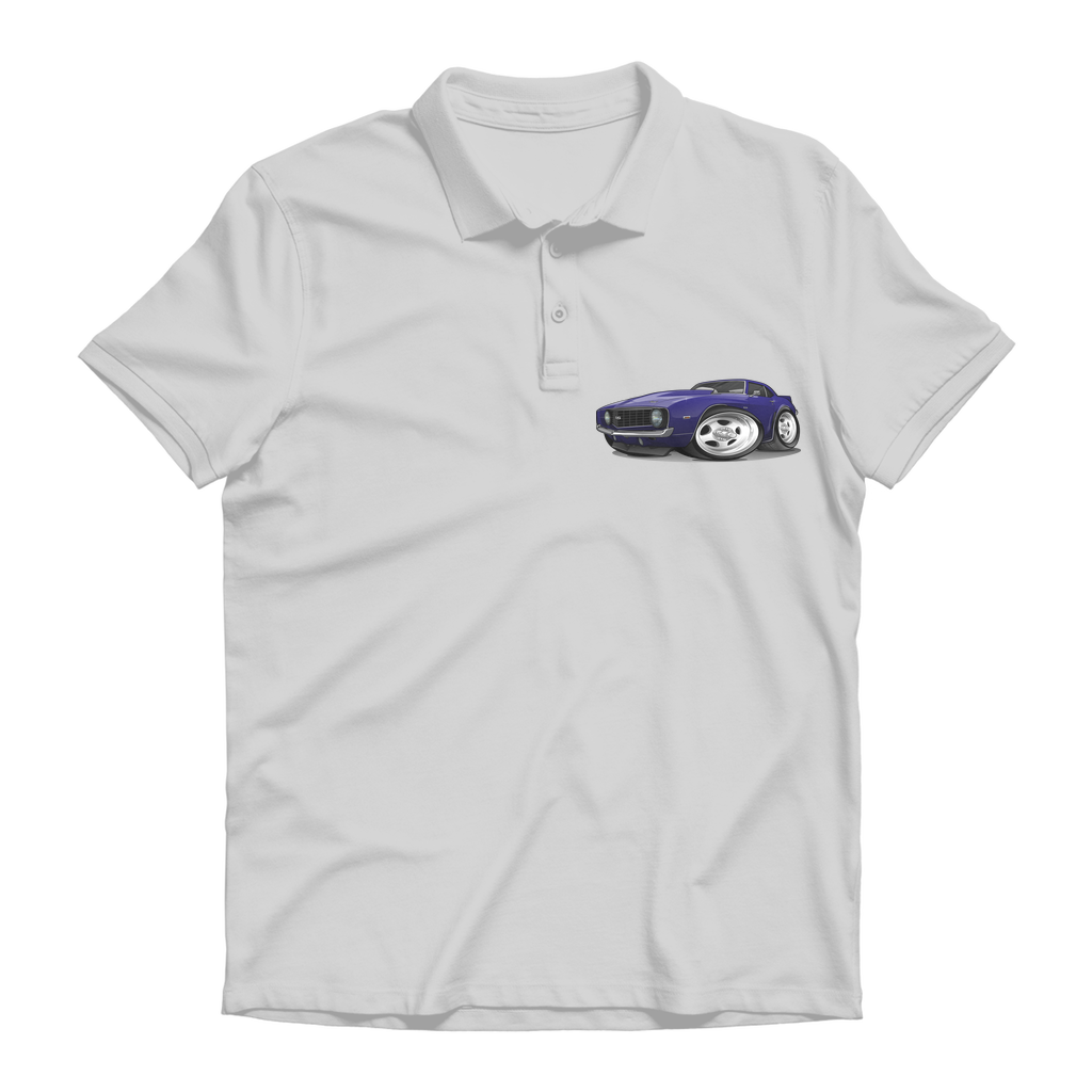 1st Generation Purple Camaro Premium Adult Polo Shirt