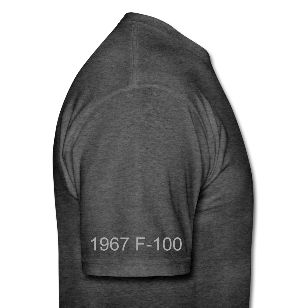 1967 Ford F-100 Men's T-Shirt - heather black