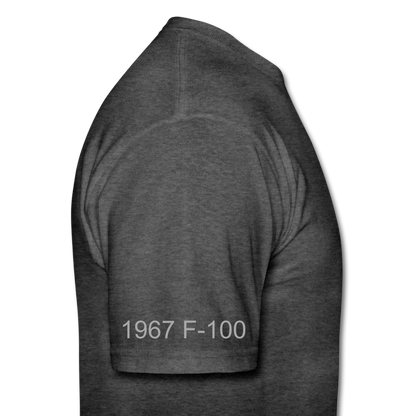 1967 Ford F-100 Men's T-Shirt - heather black