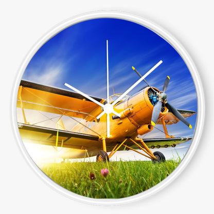 Biplaine sunset 10 inch wall clock