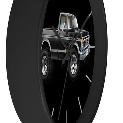 1976 F-150 Ranger XLT 4x4 Pickup Truck Wall clock