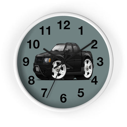 Sport Track Gray background Wall clock