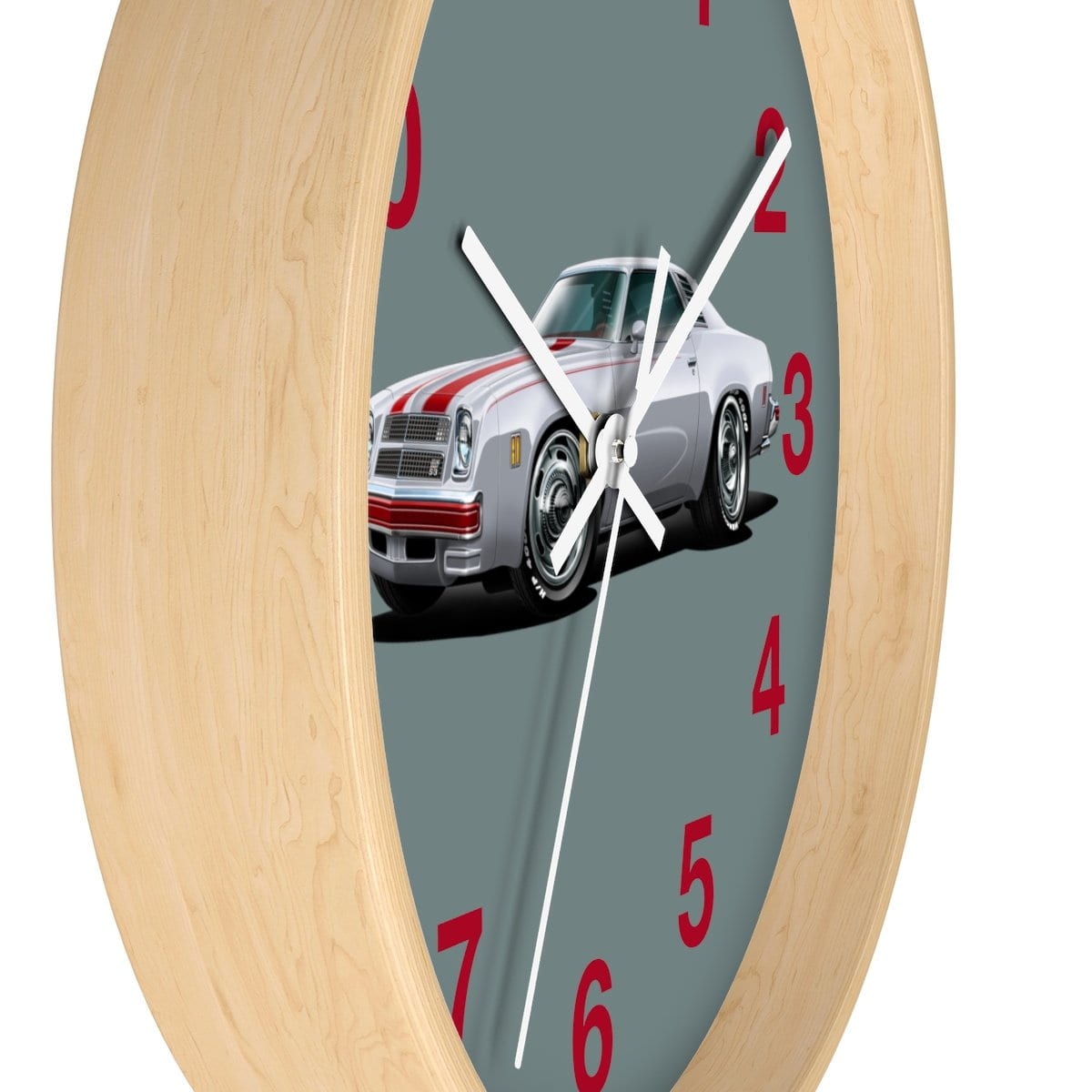 1975 Chevelle Laguna S3 Muscle Car Art Wall clock