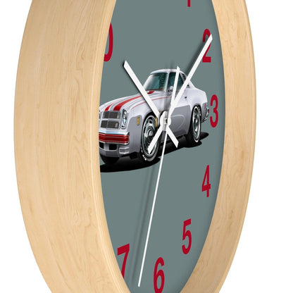 1975 Chevelle Laguna S3 Muscle Car Art Wall clock