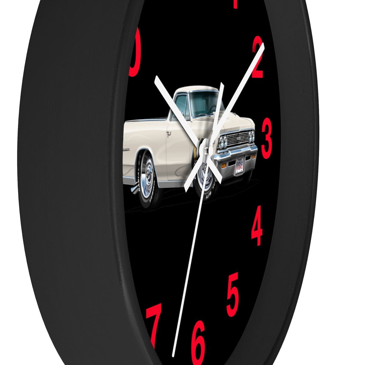 1966 El Camino Car Art Muscle Car Wall clock