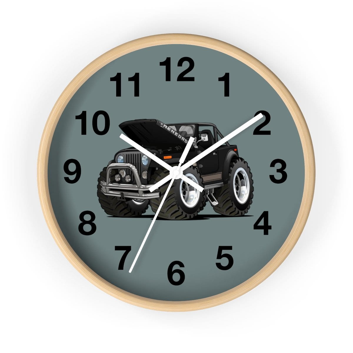 1978 Jeep CJ Renegade Hot Rod Wall clock