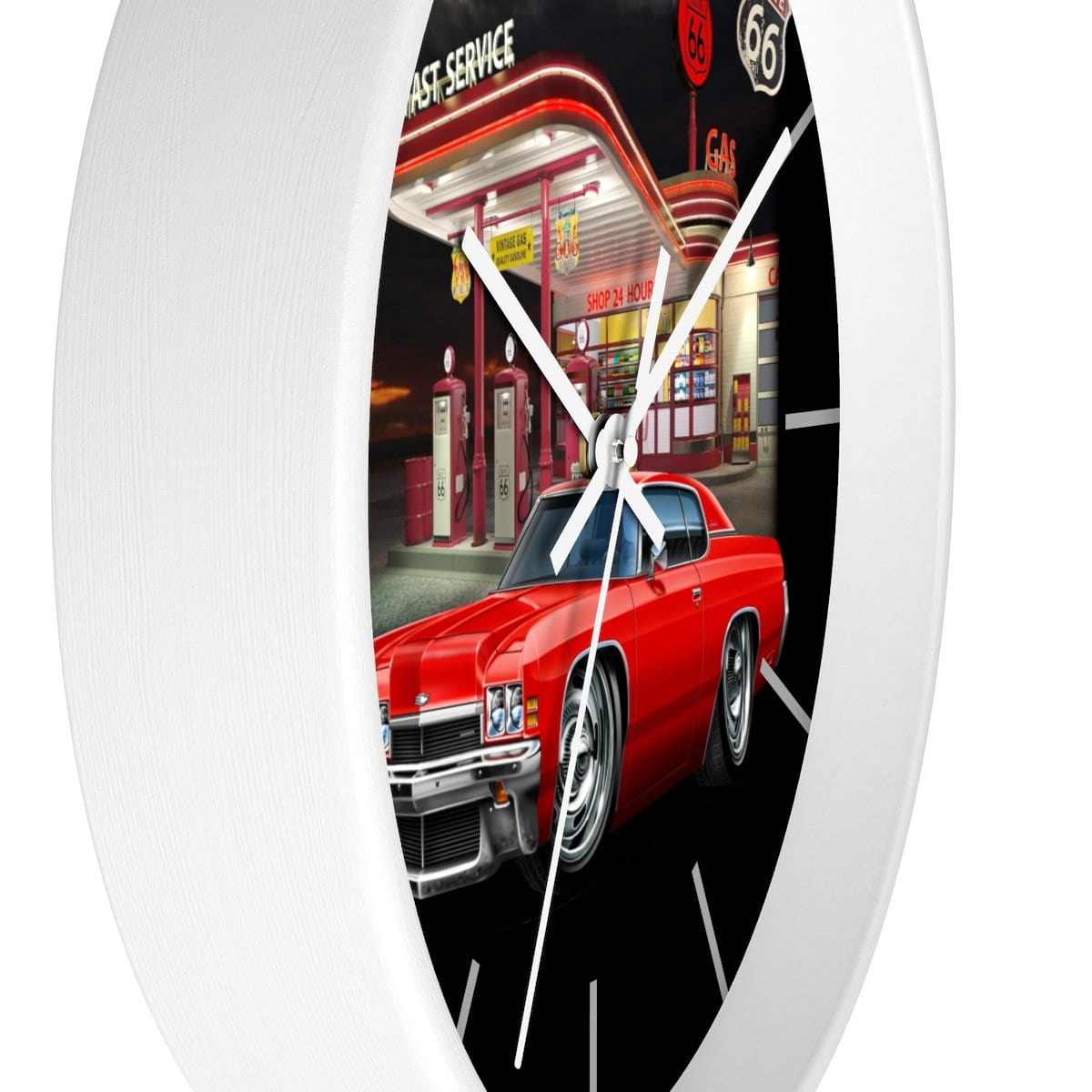 1972 Impala Vintage Gas Wall clock