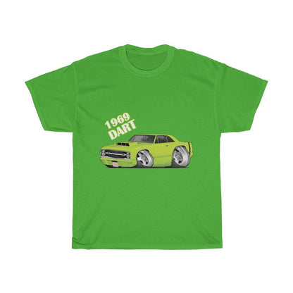 1969 Dart Car Art Unisex Heavy Cotton Tee