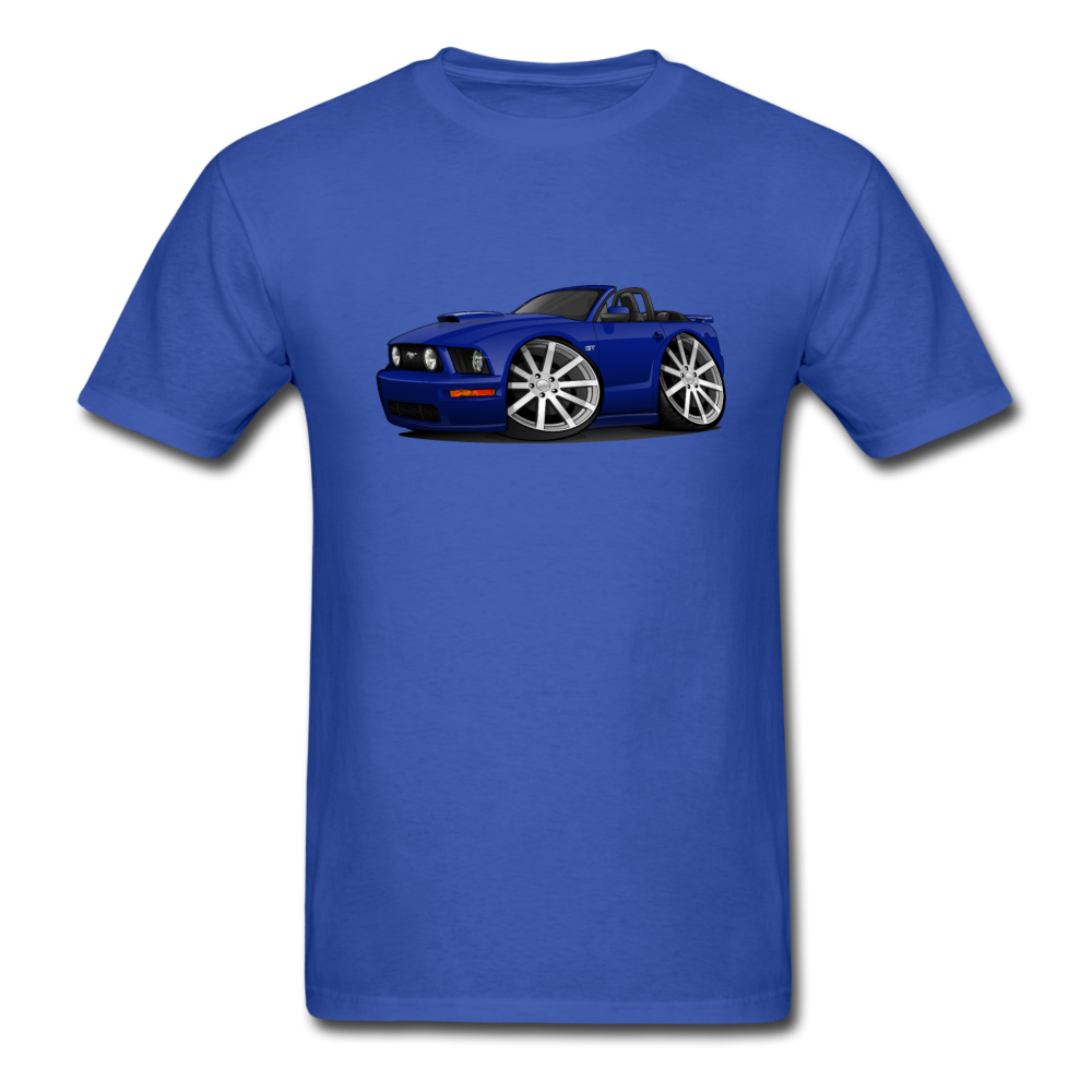Mustang Convertible Men's T-Shirt - royal blue