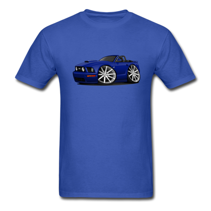 Mustang Convertible Men's T-Shirt - royal blue