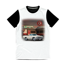 1966 El Camino Muscle Car Art Diner Classic Sublimation Panel T-Shirt