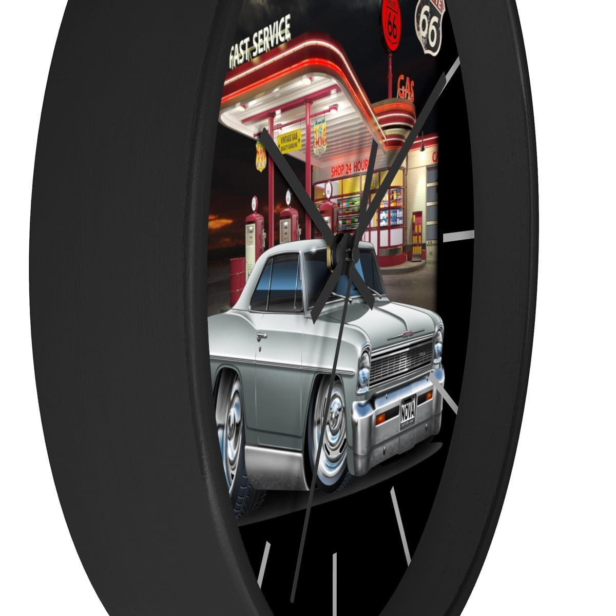 1966 Nova Vintage Gas Wall clock