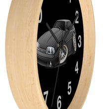 Black Fox Body Mustang Wall clock