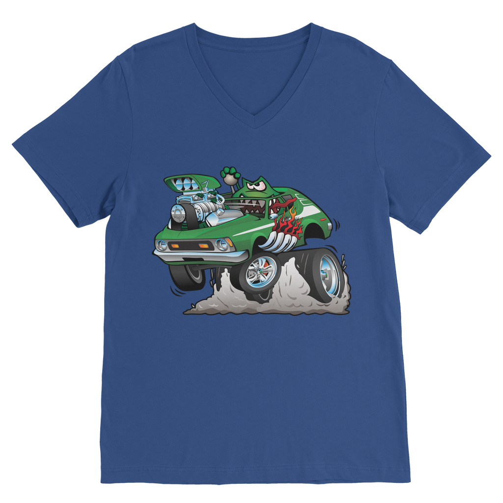 Gremlin Hotrod Classic V-Neck T-Shirt