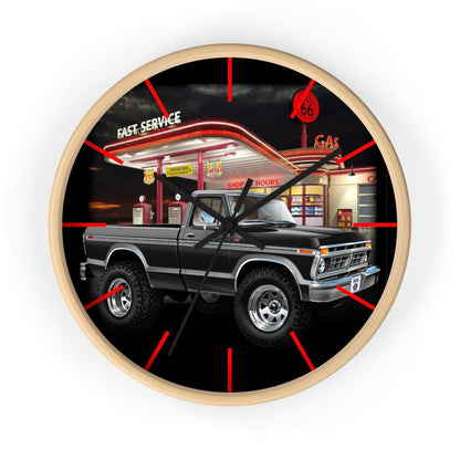 1976 F-150 Ranger XLT 4x4 Pickup Wall clock