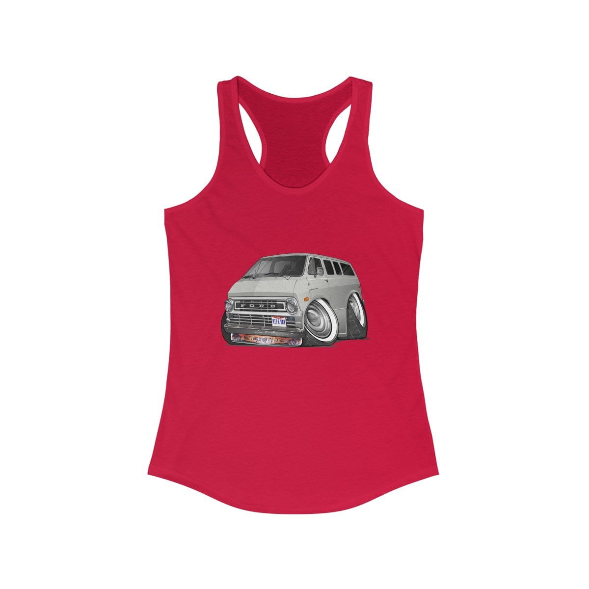 Econoline Hip E Van Women's Ideal Racerback Tank