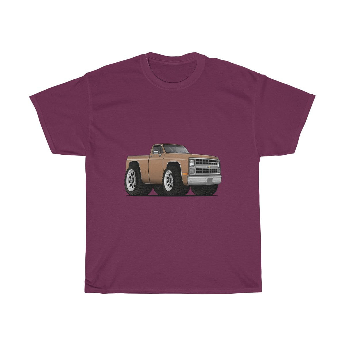 1986 4X4 Truck Car Art Unisex Heavy Cotton Tee
