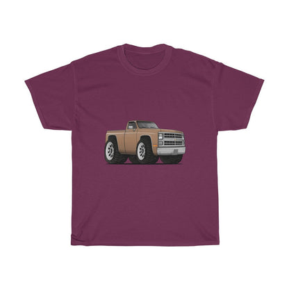 1986 4X4 Truck Car Art Unisex Heavy Cotton Tee