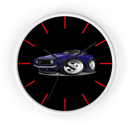1st Generation Camaro Purple Wall clock