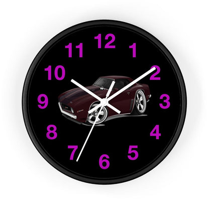 1969 Camaro Z28 Muscle Car Art Wall clock