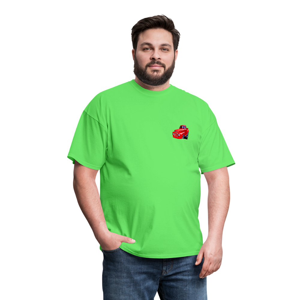 Old Red Truck Version B Men's T-Shirt - kiwi