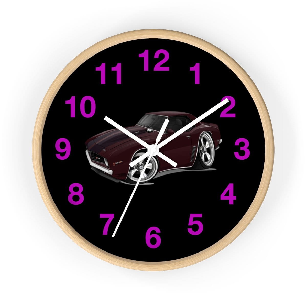 1969 Camaro Z28 Muscle Car Art Wall clock