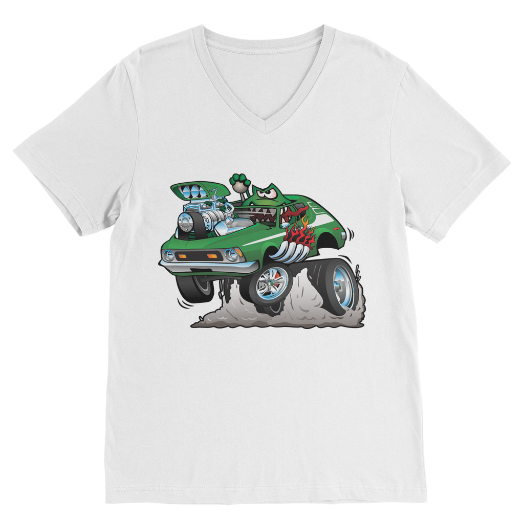 Gremlin Hotrod Classic V-Neck T-Shirt