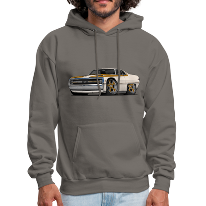 1970 Chrysler 300 Hurst Car Art Men's Hoodie - asphalt gray
