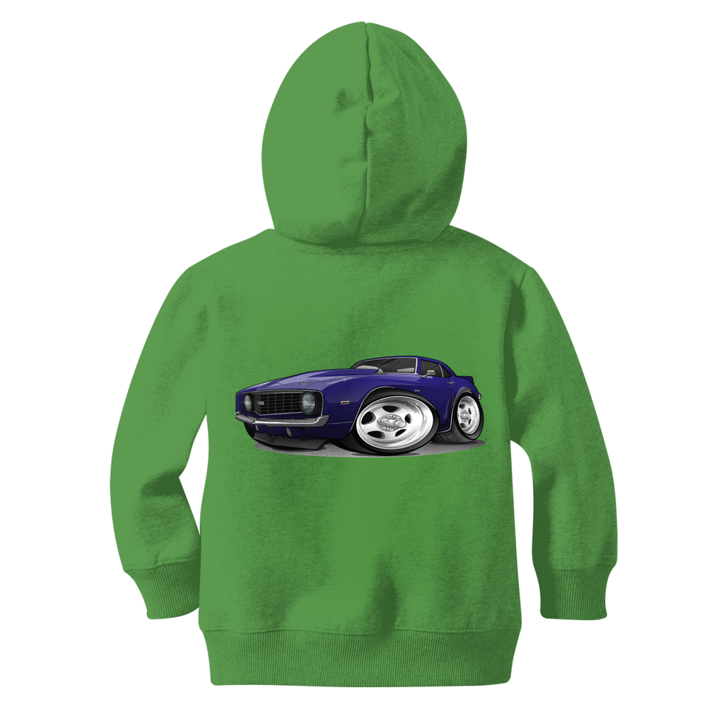 1st Generation Purple Camaro Classic Kids Zip Hoodie
