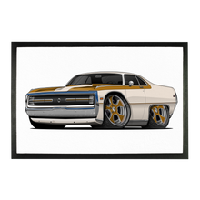 1970 Chrysler 300 Hurst Car Art Sublimation Doormat