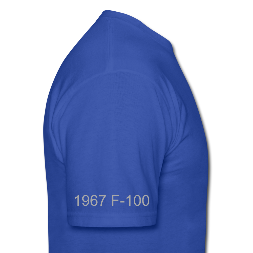 1967 Ford F-100 Men's T-Shirt - royal blue