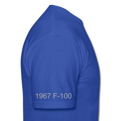 1967 Ford F-100 Men's T-Shirt - royal blue
