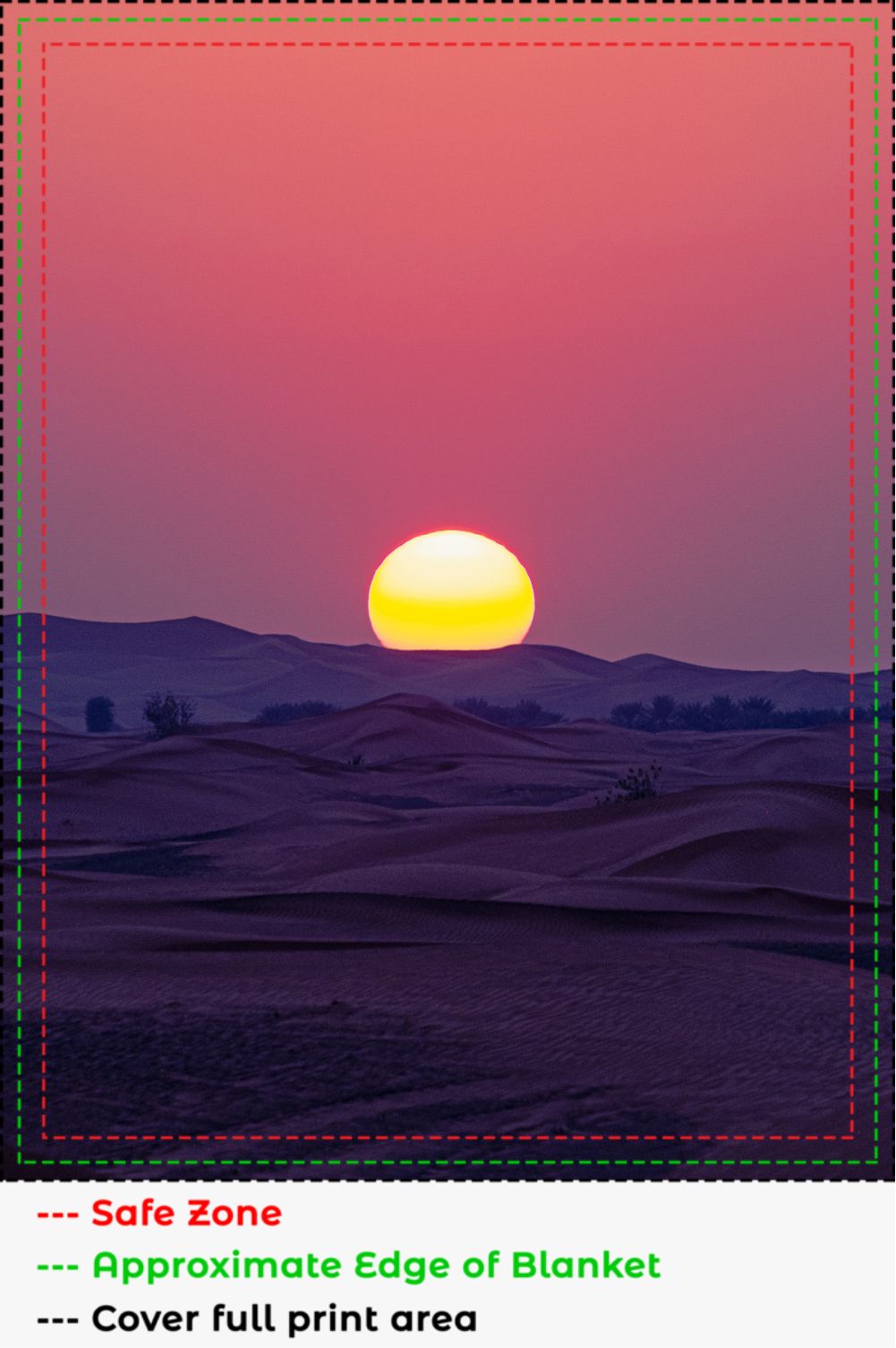 Desert Sunset Blanket