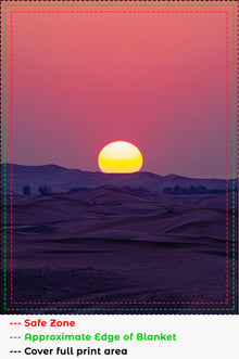 Desert Sunset Blanket