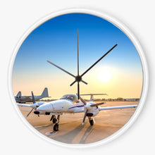 Runway Plane 10 inch wall clock