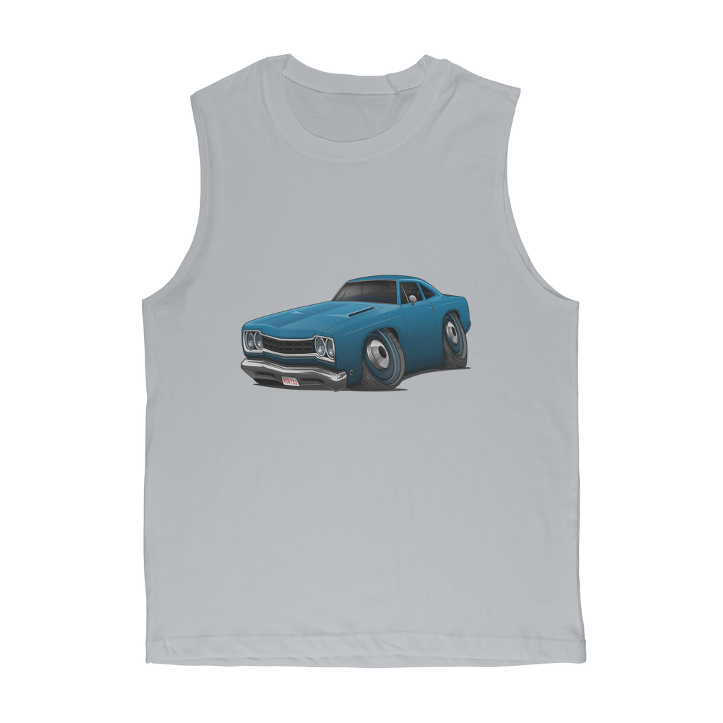 1968 Plymouth Roadrunner Car Art Premium Adult Muscle Top