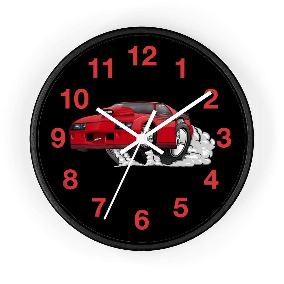 3rd Generation Camaro Drag Car Wall clock