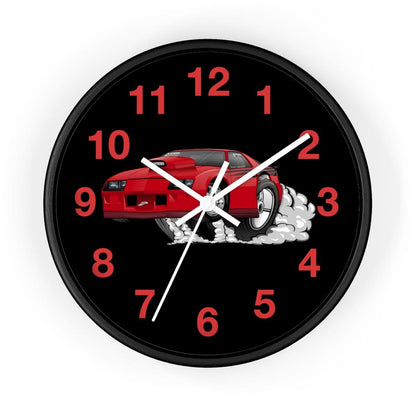 3rd Generation Camaro Drag Car Wall clock