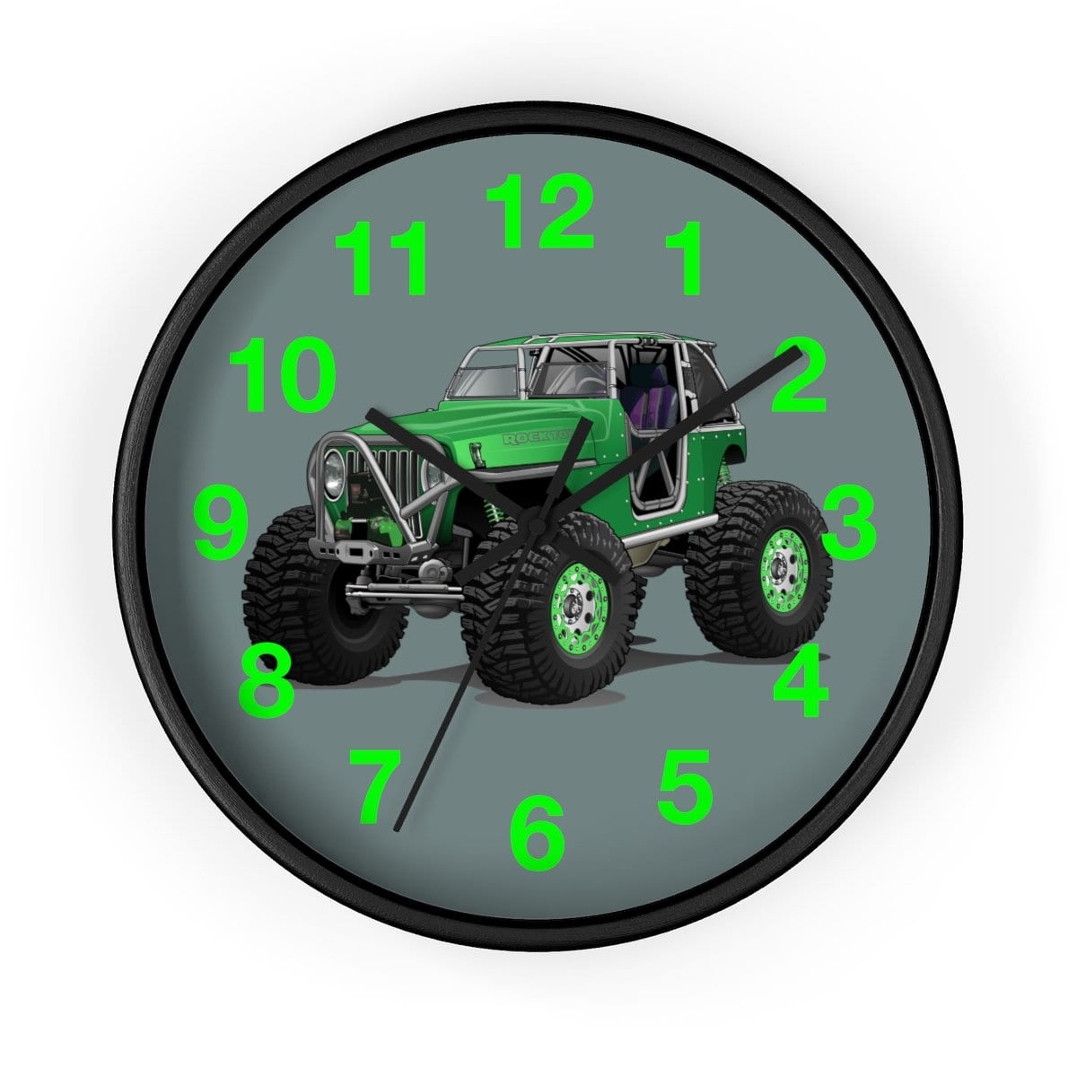 Jeep 4x4 Rocktoy Rock Climber Car Art Wall clock