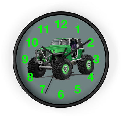 Jeep 4x4 Rocktoy Rock Climber Car Art Wall clock