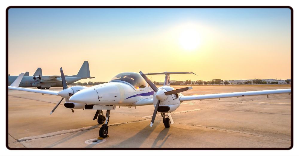 Runway Plane Desk Mat