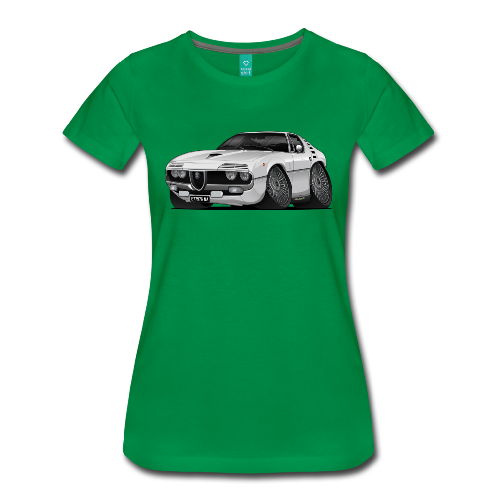 1971 Alfa Romeo Montreal Women’s Premium T-Shirt - kelly green