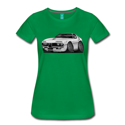 1971 Alfa Romeo Montreal Women’s Premium T-Shirt - kelly green