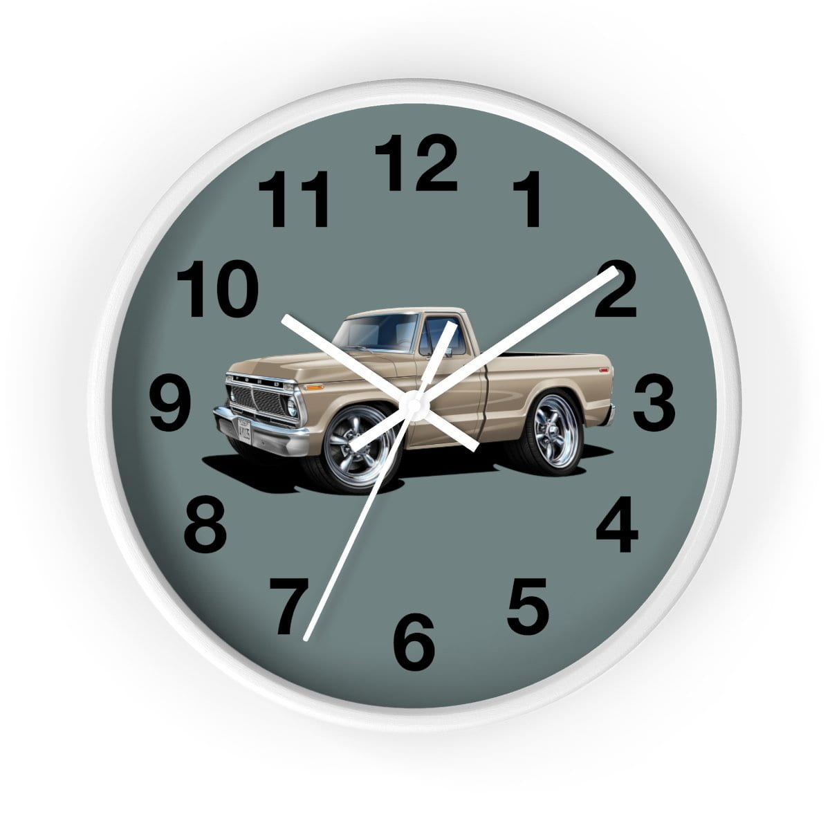 1974 F100 Pickup Truck Car Art Wall clock