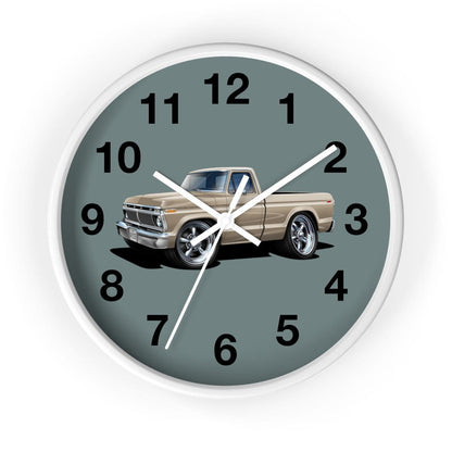 1974 F100 Pickup Truck Car Art Wall clock