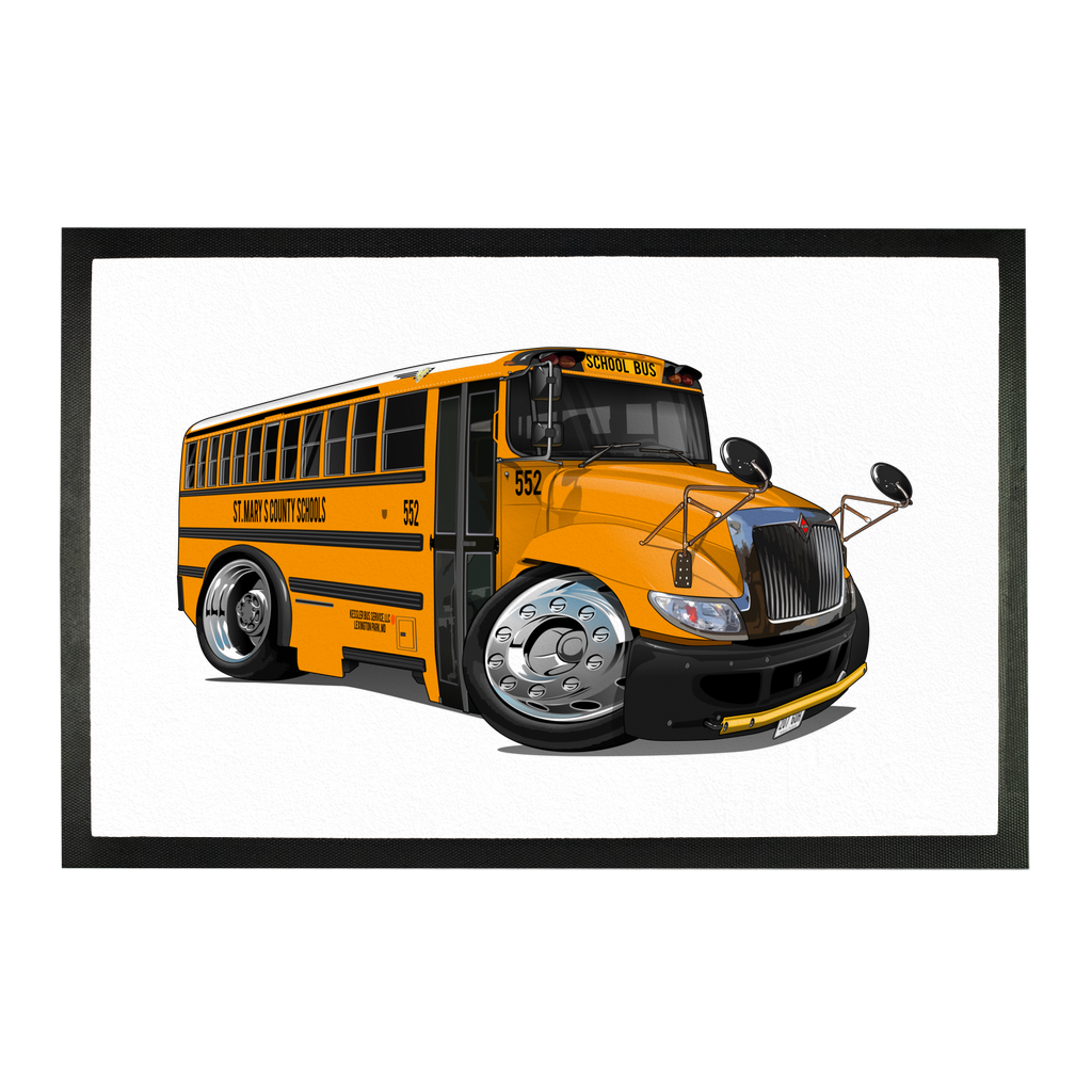 2017 International School Bus Sublimation Doormat